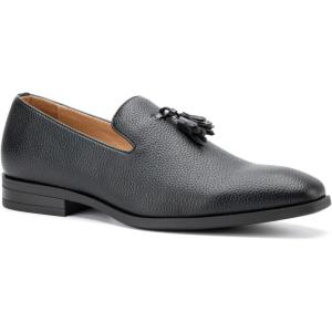 Meijiana Mens Loafers Wedding Dress Shoes Slip-On Loafers for Men Tuxedo Suit Shoes(Black-29)