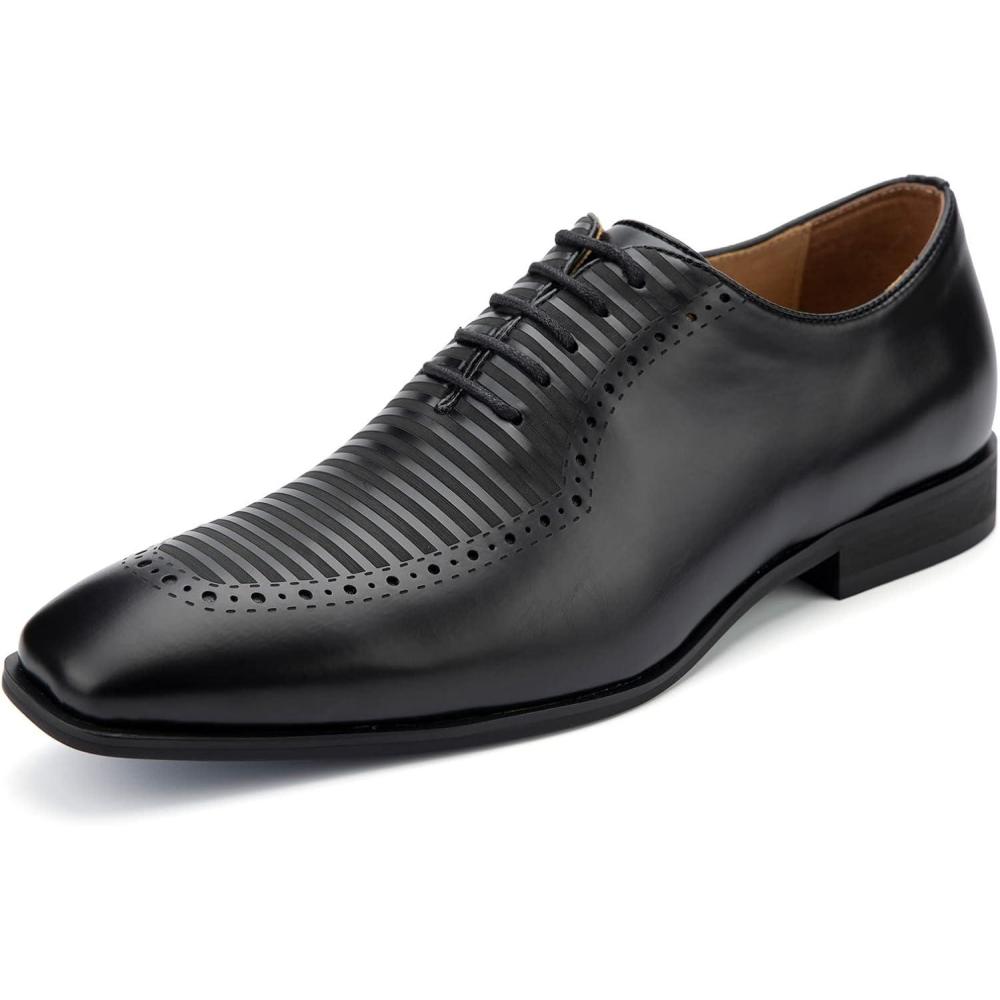 imageMeijiana Mens Oxfords Luxury Oxford Shoes for Men Business Casual Shoes Mens Laceup Fashion ShoesBlack05