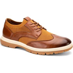 Meijiana Leather Mens Shoes – Fashion Casual Business and Formal Dress Sneakers – Slip-Resistant Mens Dress Shoes – Versatile Mens Casual Shoes for Any Occasion(Brown-02)