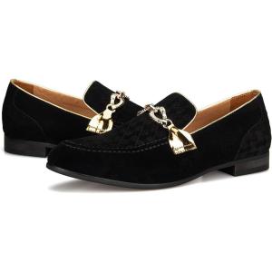 Meijiana Mens Shoes – Black Suede Loafers for Men with Metal Buckle, Rubber Sole, Fashion Casual Dress, Perfect for Business, Party or Birthday – Stylish Mens Dress Shoes(Black-01)